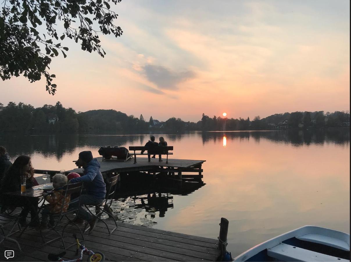 Snug Stays I 3 Zimmer Design Apartment Am See Mit Garten I Home Office I Highspeed Wifi Weßling Eksteriør bilde